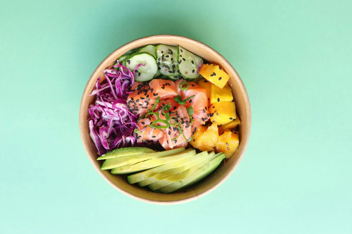 Salmon Avocado Poke Bowl